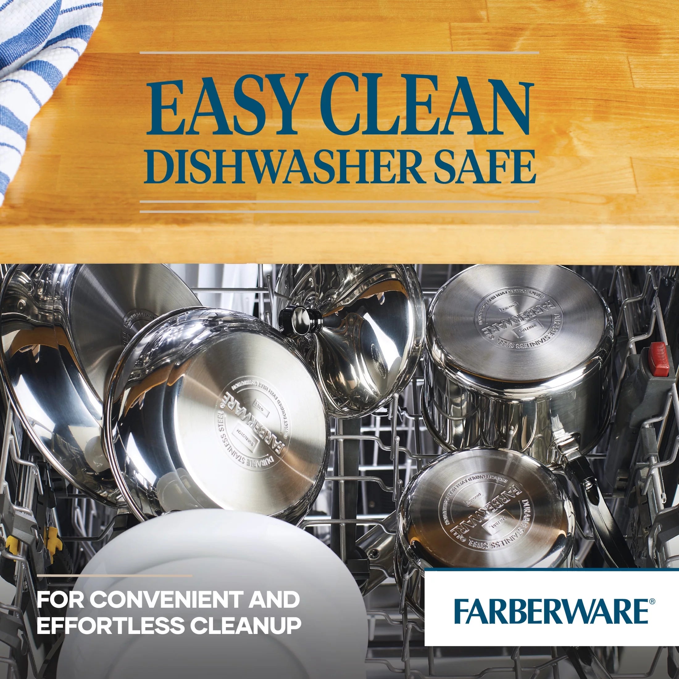Stainless Steel 8 Quart Covered Stockpot F7016