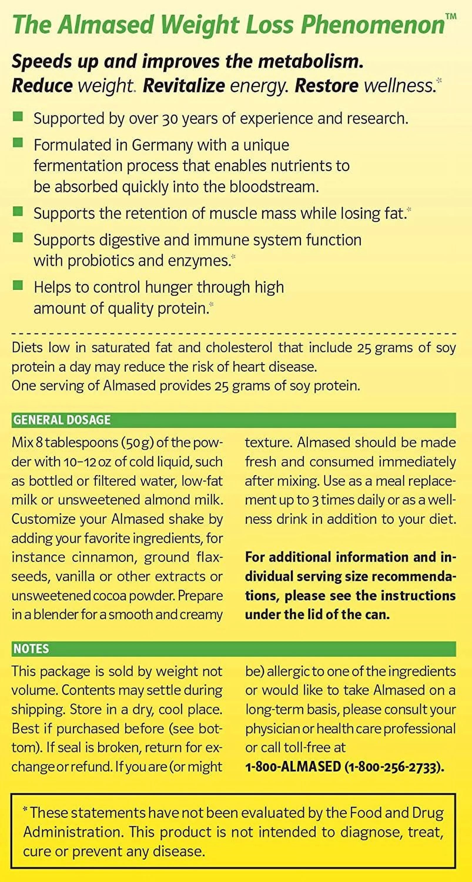 Meal Replacement Shake Plant Based Protein Powder Gluten-free Non-GMO 17.6 oz 6 Pack O638