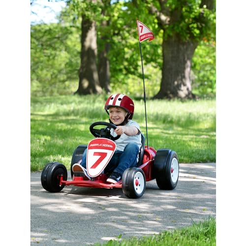 Kids Electric Go-Kart with Adjustable Seat, Grey X830256