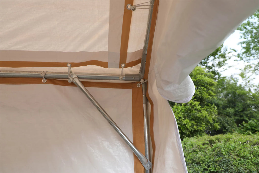 Heavy Duty Carport Canopy for Car Boat Shelter with Removable Sidewalls and Doors X7234