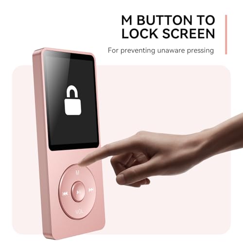 MP3 Player with Bluetooth 5.3, 1.8 Inch Screen, FM Radio, Voice Recorder O744186