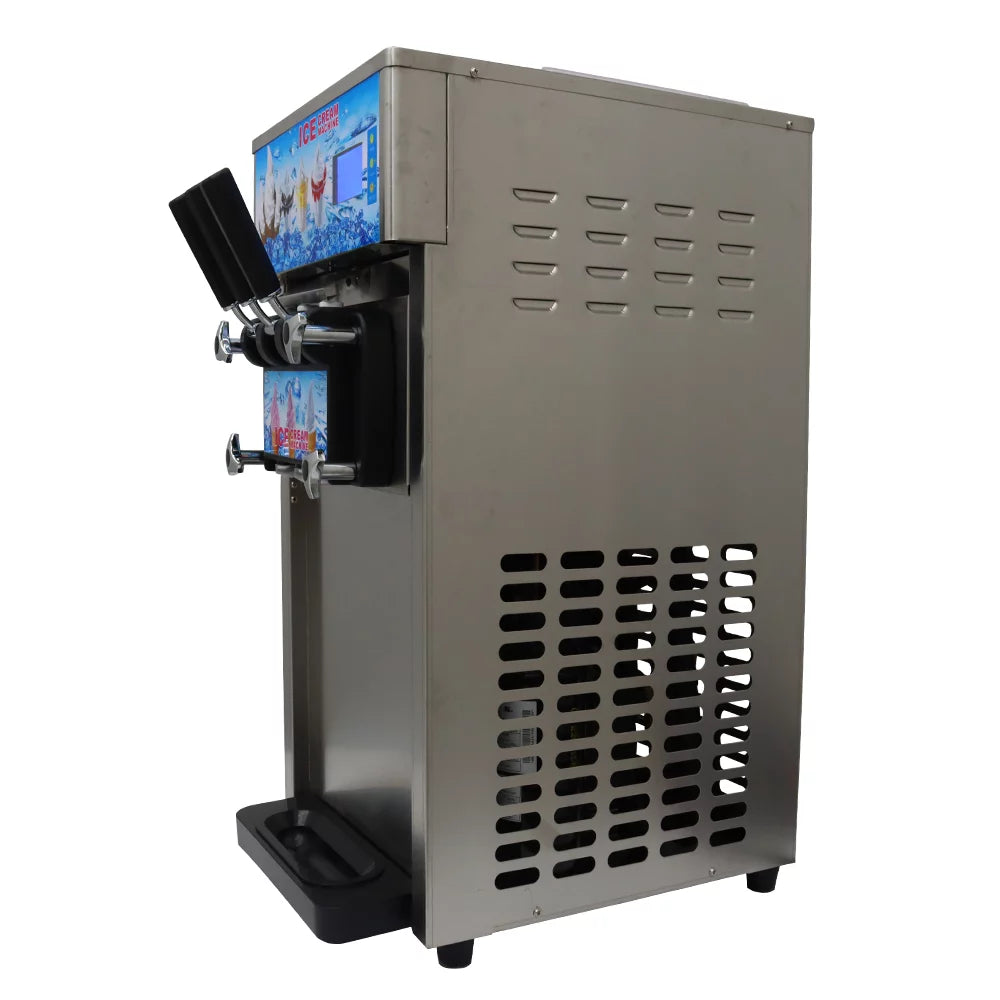 3 Flavor Soft Serve Ice Cream Machine 1400W S4615