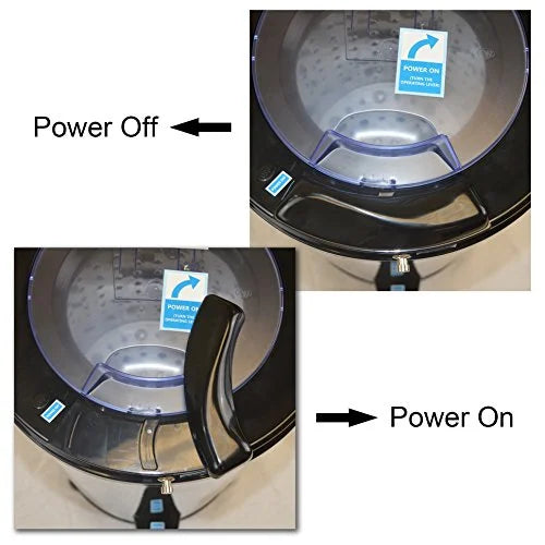 Spin Dryer for Swimsuits and Laundry, Water Extractor, Gray X996331