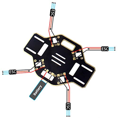 DIY 2.4G 8CH F450 RC Quadcopter 4-Axle Unassembly Kit Drone I410900