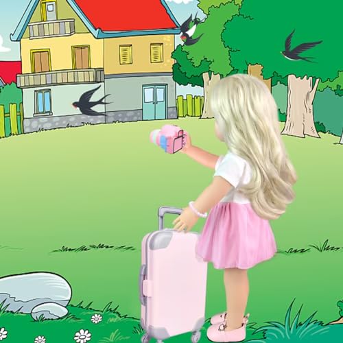 18 Inch Doll Clothes and Accessories Travel Play Set L985161