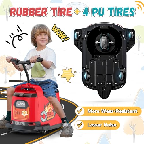 24V Kids Riding Toy, 180W Brushless Motor, Max 5Mph, Red E7327