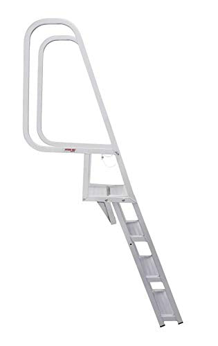 Deluxe Flip-Up Dock Ladder with Welded Step Assembly - 4-Step R53399