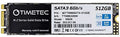 Timetec 512GB SSD 3D NAND TLC SATA III 6Gb/s M.2 2280 NGFF 256TBW Read Speed Up to 530MB/s SLC Cache Performance Boost Internal Solid State Drive (512GB)