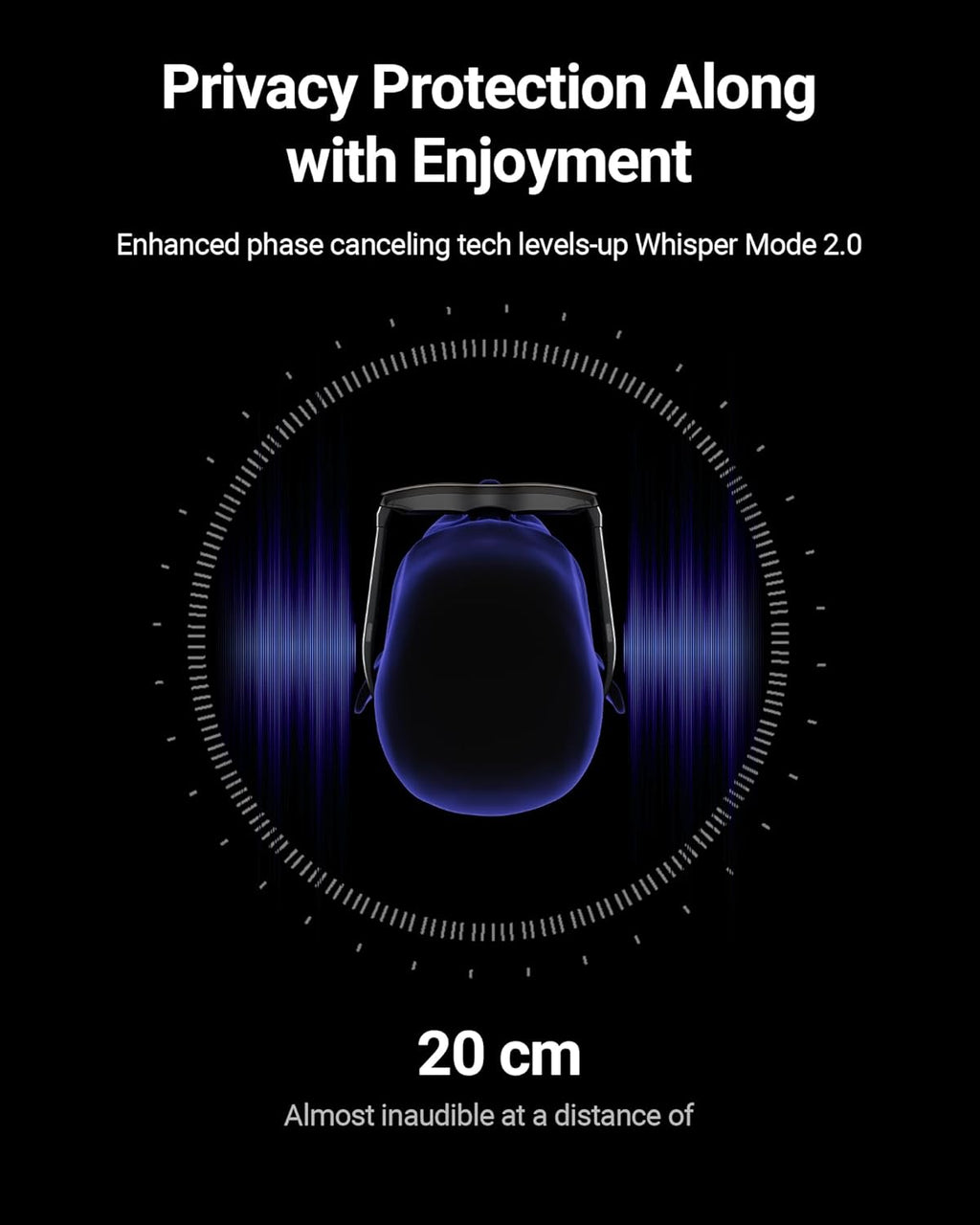 XR Glasses with Micro OLED Display and 120Hz Refresh Rate D973