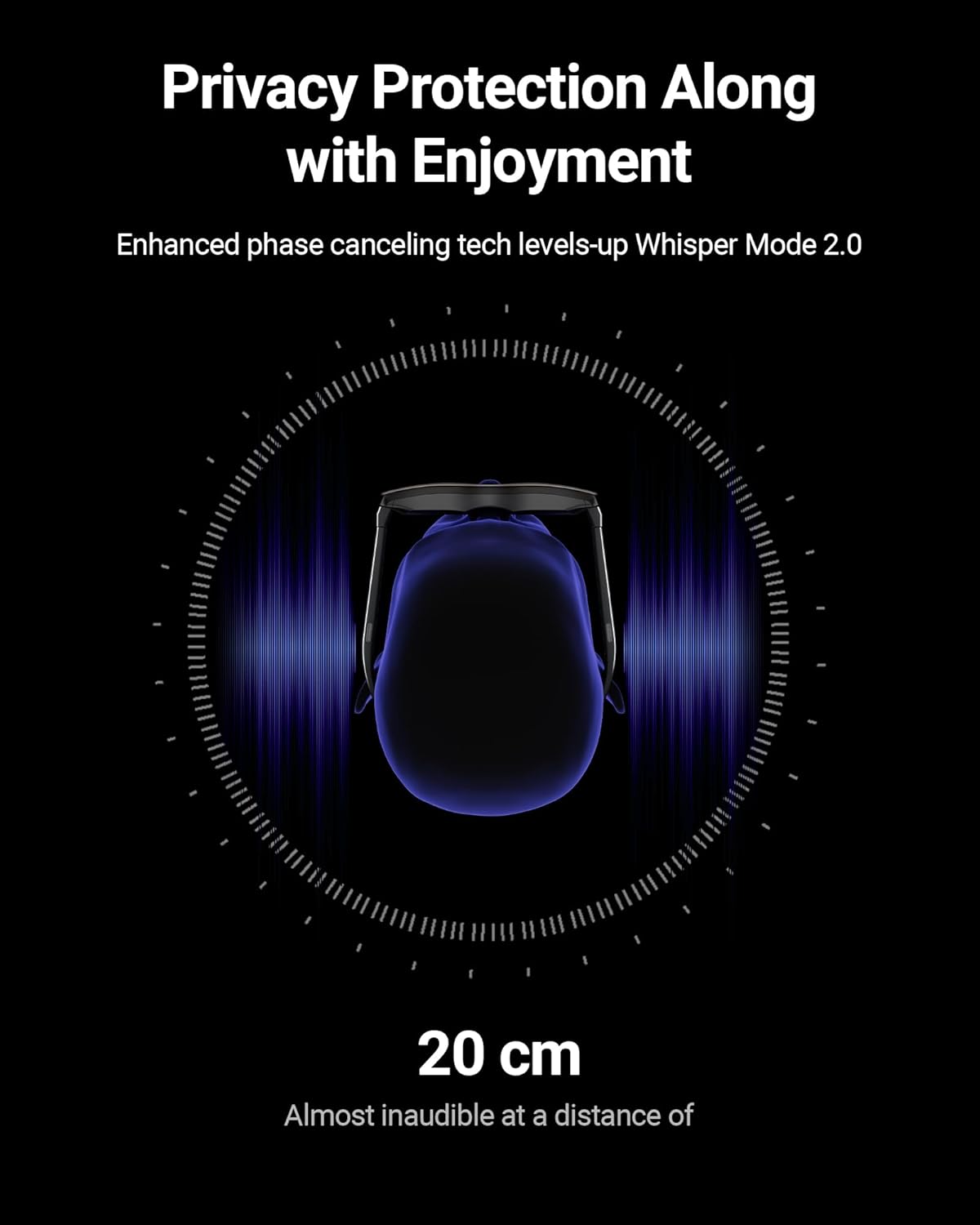 XR Glasses with Micro OLED Display and 120Hz Refresh Rate D973