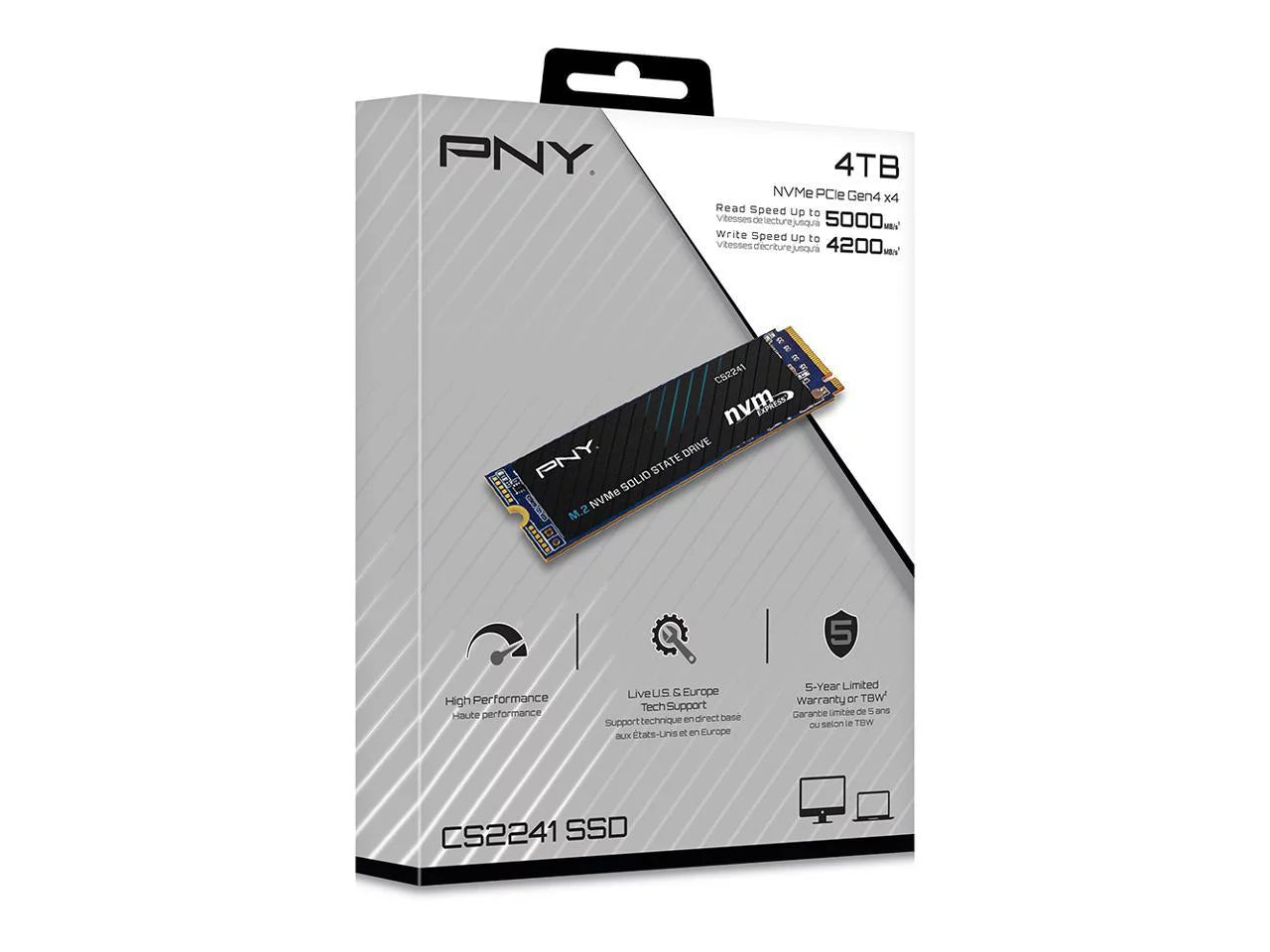 M.2 2280 PCIe 4.0 x4 4TB Internal SSD L668027