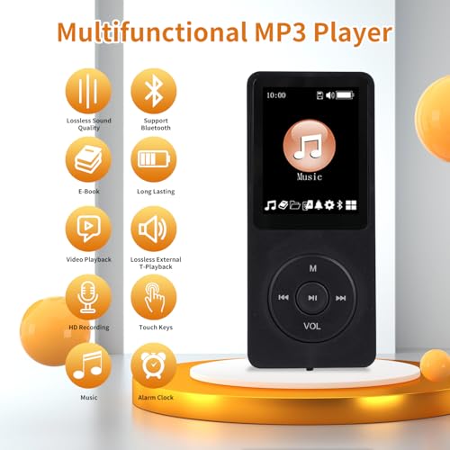 128GB Bluetooth MP3 Player with Speaker, Voice Recorder, Earphones R74070