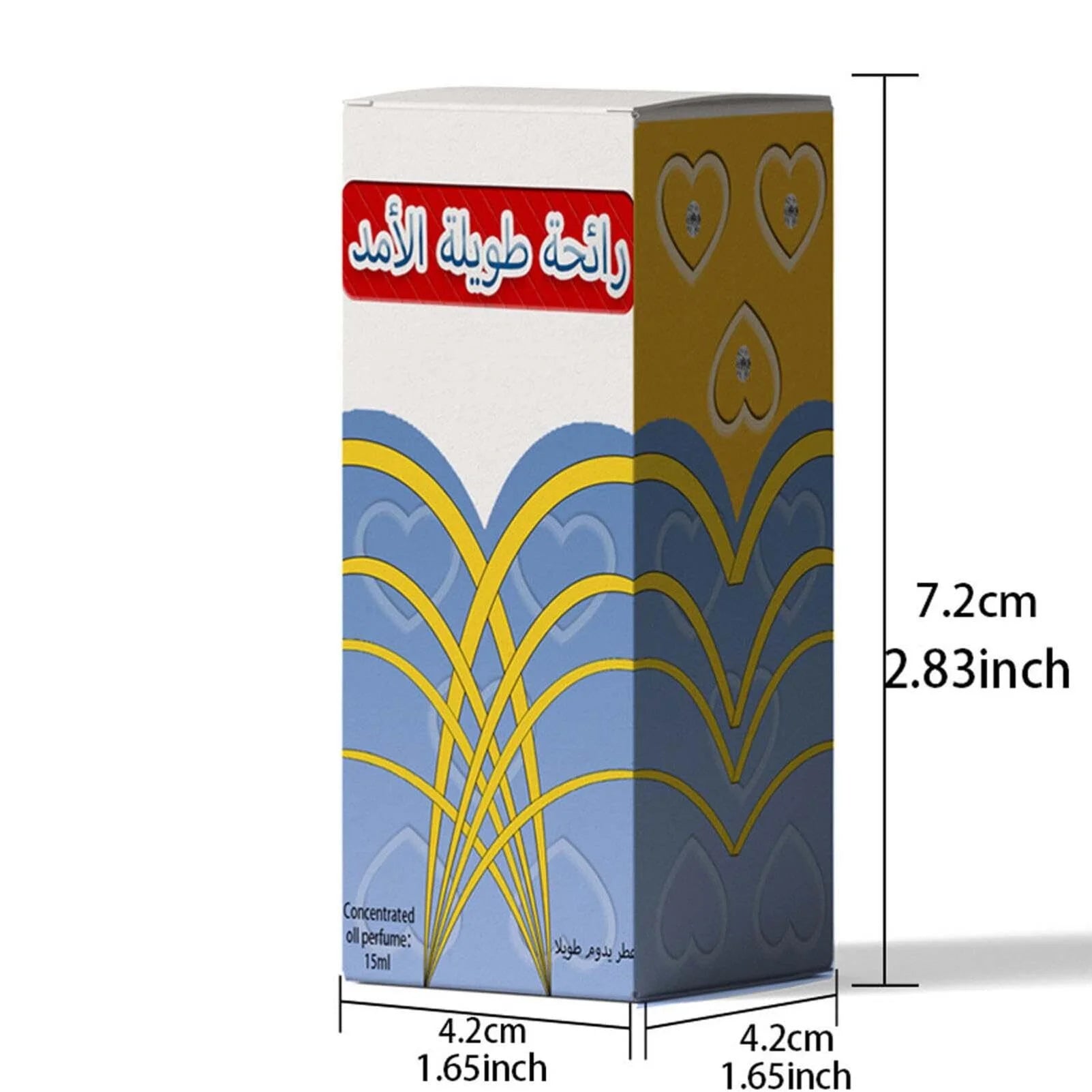Arabic Eau de Parfum, Concentrated Perfume Oil for Women, Long Lasting (3 pcs) B1243