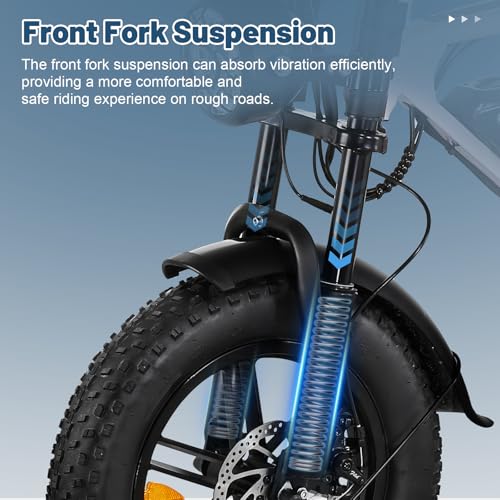 Electric Bike for Adults, 16" Fat Tire, 500W Motor, 20MPH W5814
