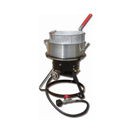 King Kooker #1217 - 10Qt Outdoor Fish Fryer - 12" Bolt-together
