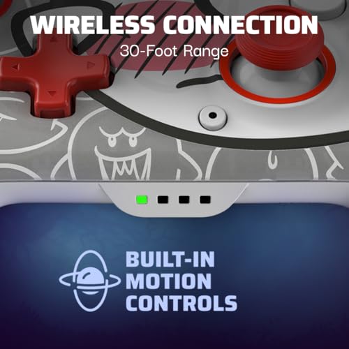 Wireless Controller for Nintendo Switch, Glows in the Dark, Rechargeable Battery E2669