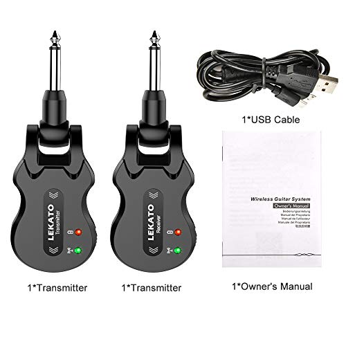 Wireless Guitar System 5.8GHz Transmitter Receiver for Electric Bass J50204