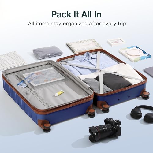 3 Piece Hardside Expandable Luggage Set with TSA Lock Spinner Wheels L24758