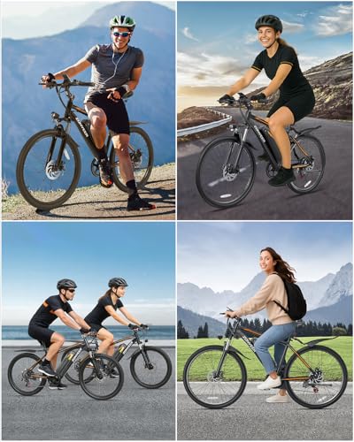 Electric Bike for Adults, 26" 500W Brushless Motor, 40 Miles Range, 7-Speed F4769