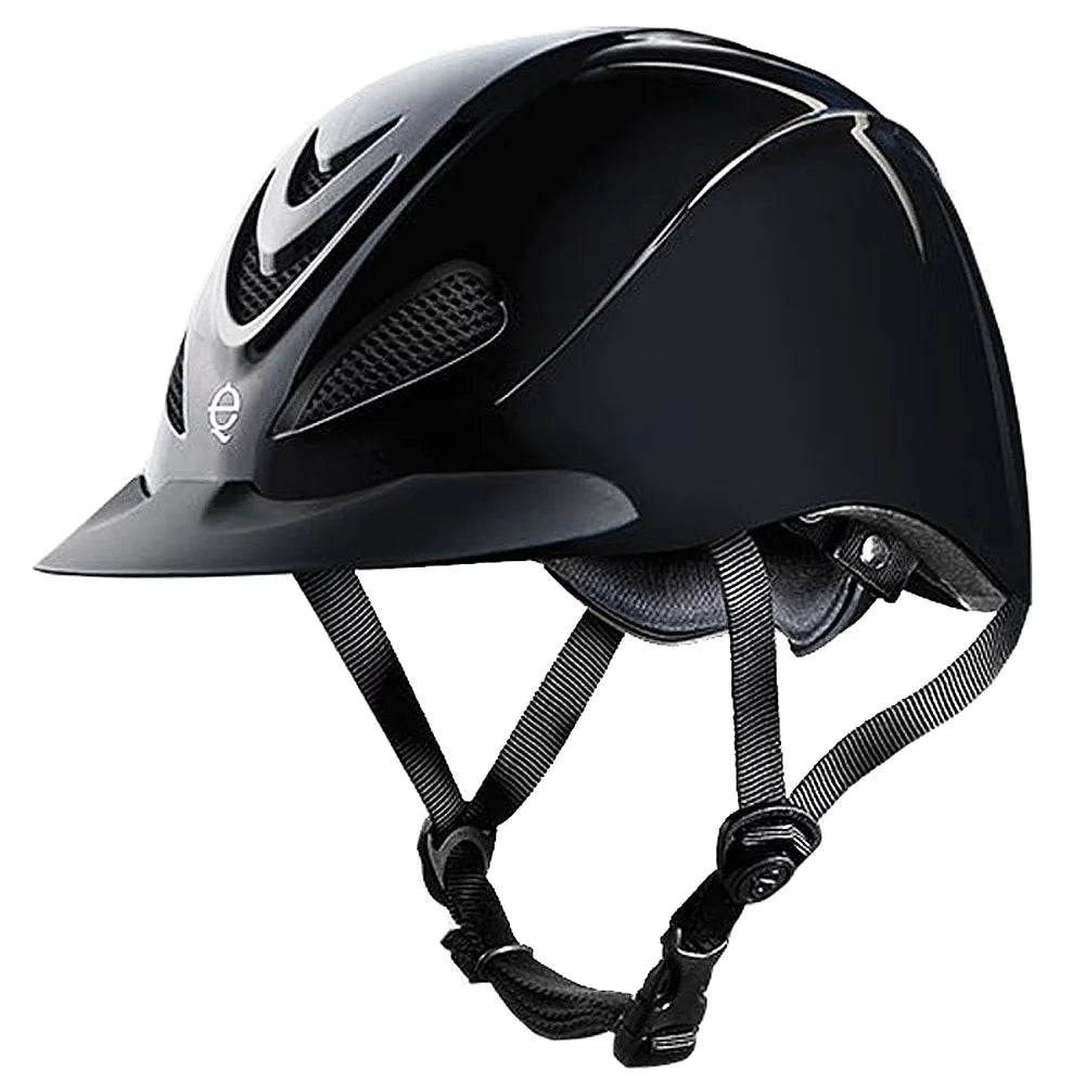 Black Low Profile Schooling Riding Helmet J31454