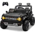2 Seater Ride On Car for Kids, 24v Electric Truck with Remote Control, Blue V213