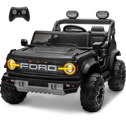 2 Seater Ride On Car for Kids, 24v Electric Truck with Remote Control, Blue V213