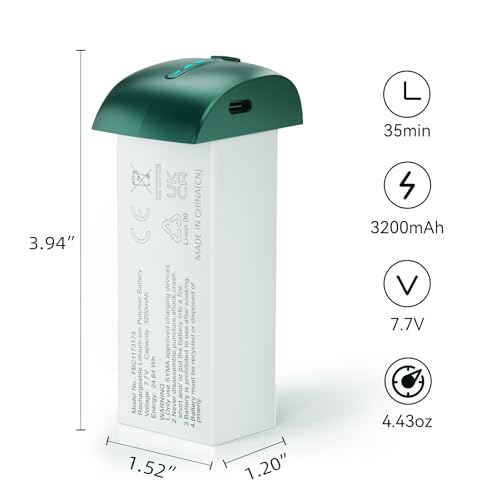Drone Battery, 7.7V 3200mAh Rechargeable with Type-C Cable S61169