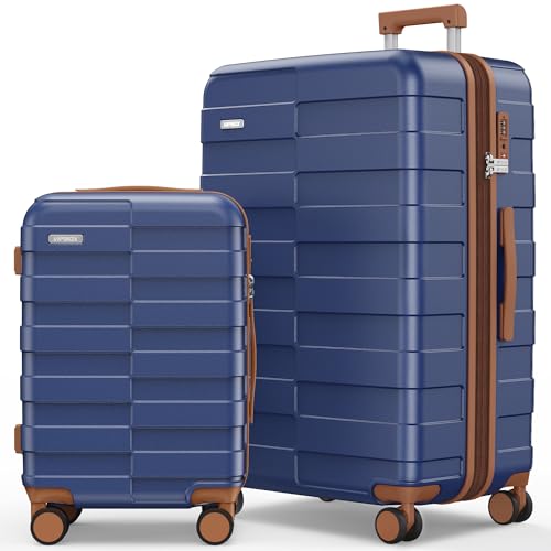 3 Piece Hardside Expandable Luggage Set with TSA Lock Spinner Wheels L24758