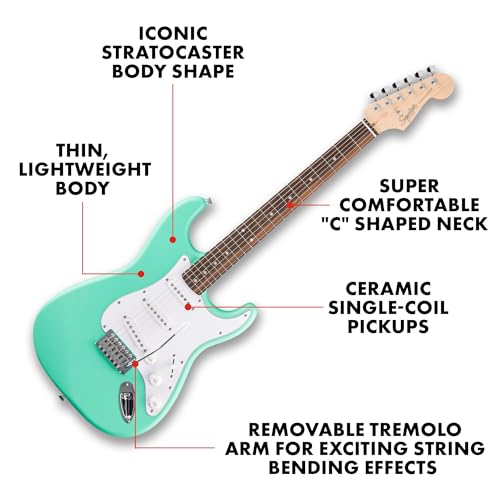 Electric Guitar for Beginners, Black Matte Finish V2002