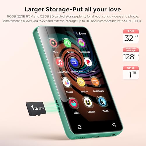 160GB Bluetooth WiFi MP3 Player with 4" Touch Screen L369