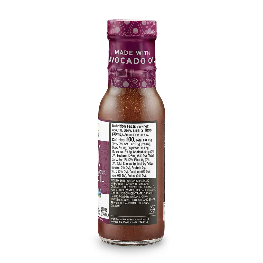 Balsamic Dressing & Marinade with Avocado Oil, 8 fl oz, Pack of 2 O23838