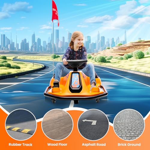 24V Electric Go Kart Drifting Car with 360° Rotation L71704