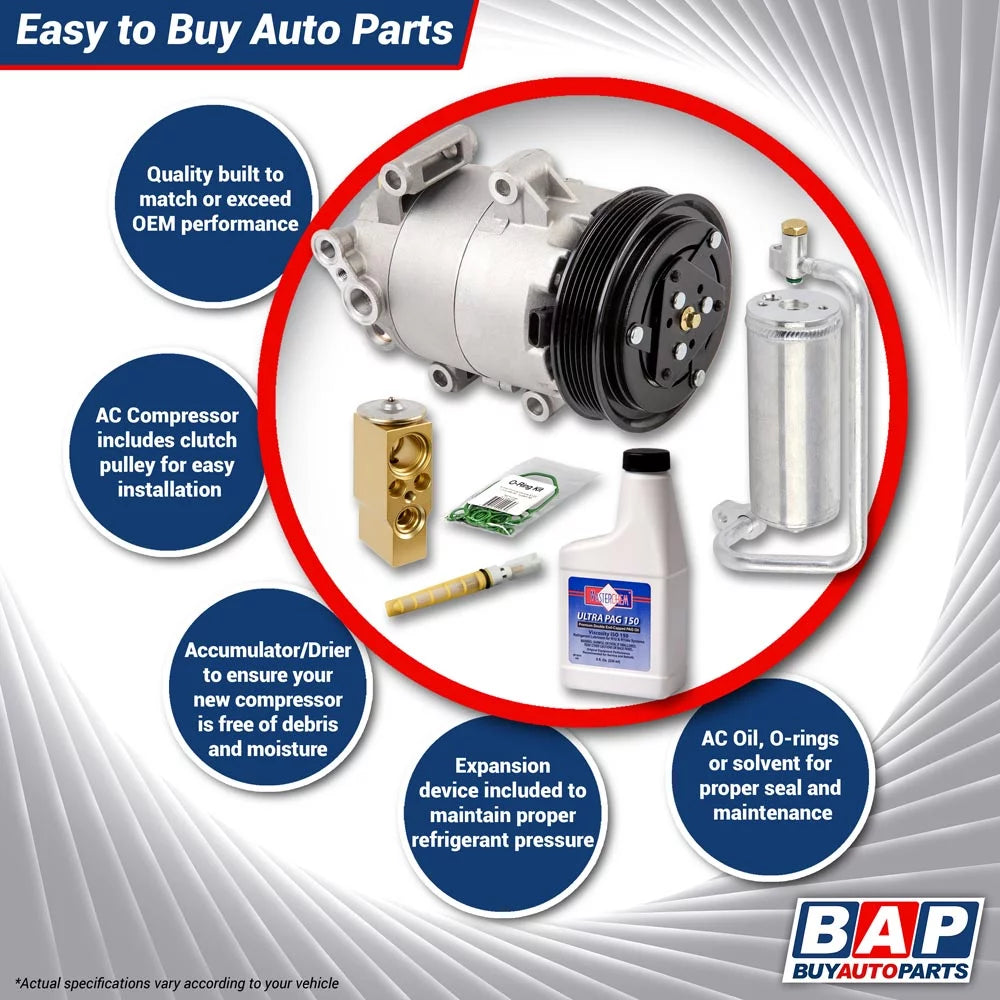 AC Compressor & A/C Repair Kit for Mazda Miata MX-5 2006-2015 P548251