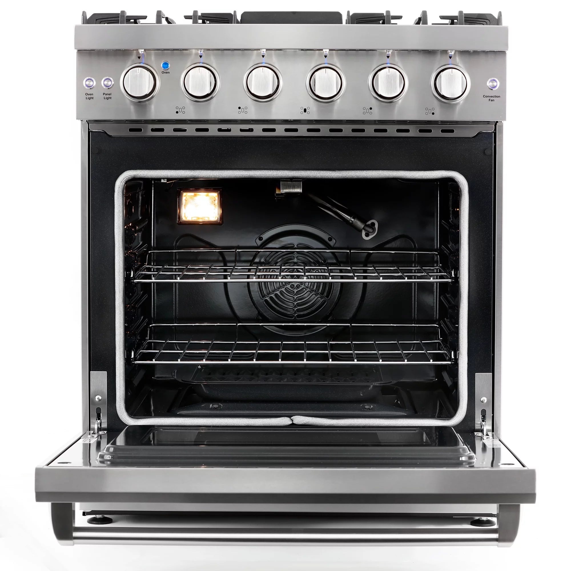 2 Piece Kitchen Appliance Package with Gas Range and French Door Refrigerator O74134