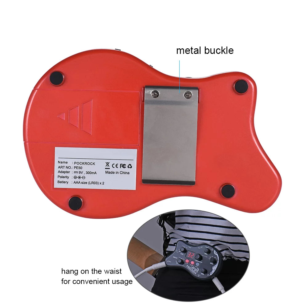 Portable Guitar Multi-effects Processor with 15 Effect Types and 40 Drum Rhythms C203279