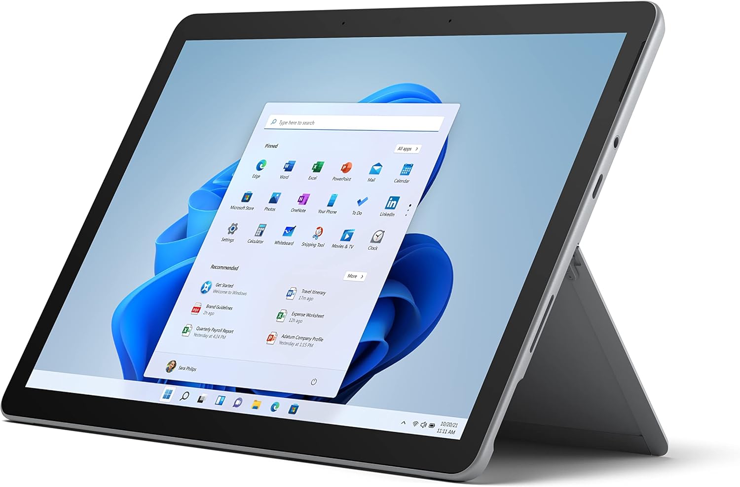 Microsoft Surface Go 2 - 10.5" Touch-Screen - Intel Pentium - 4GB Memory - 64GB - Wifi - Platinum