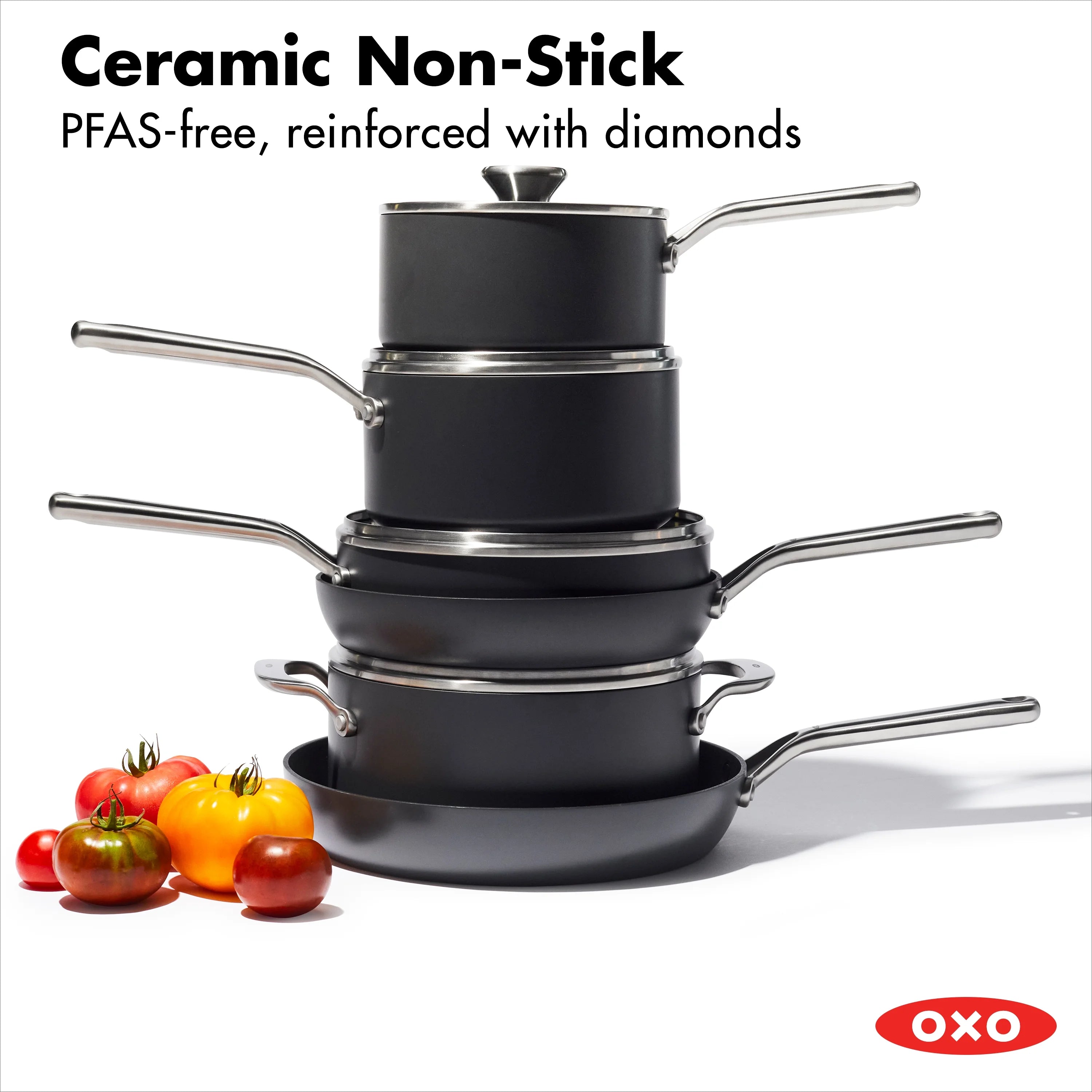 Hard Anodized Nonstick Cookware Set, 10 Piece, Induction V257973