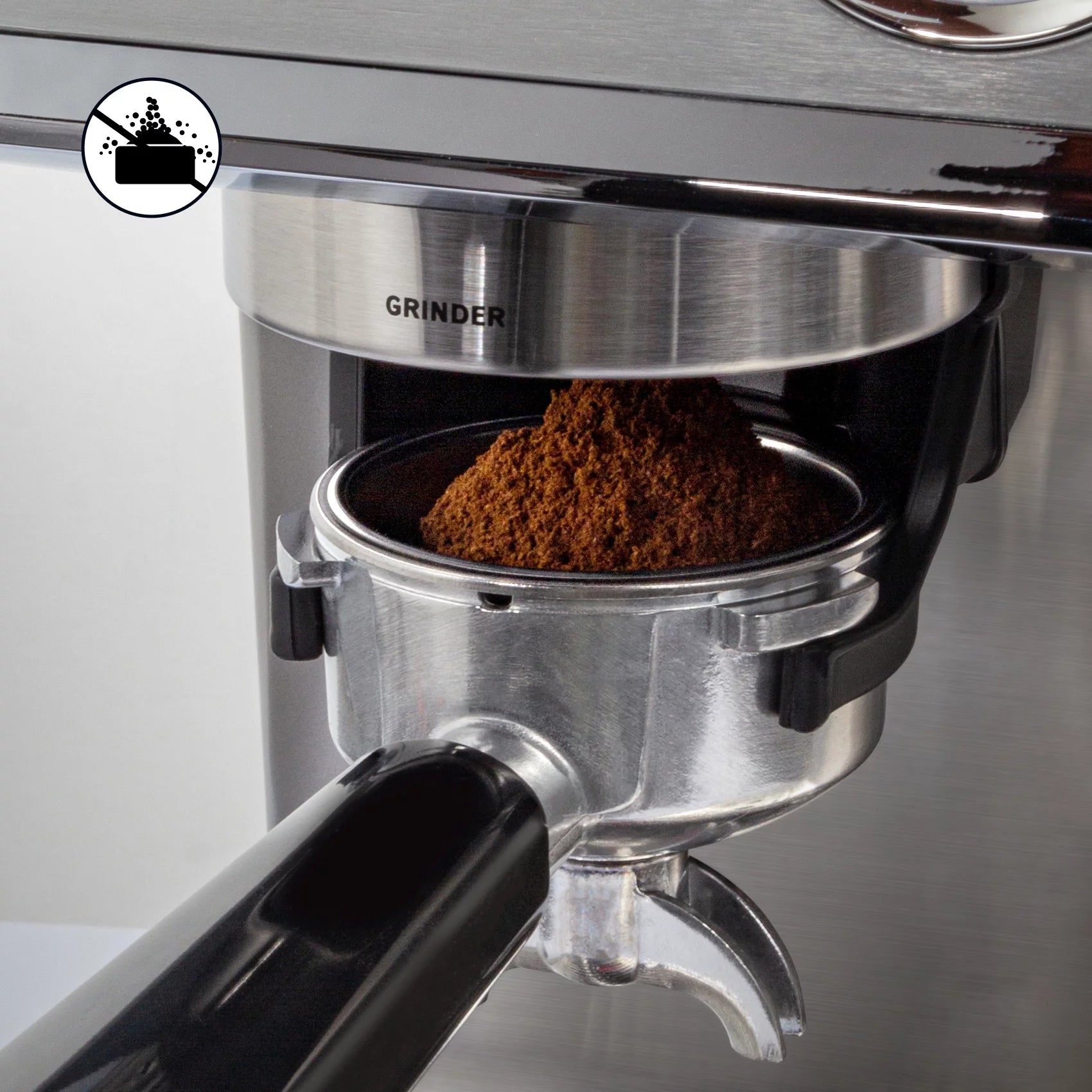 Semi-Automatic Espresso Machine - Silver - 2 Litre Water Tank M88197