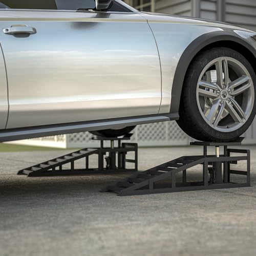 Hydraulic Car Ramps 5 Ton Capacity Low Profile Lift G135022