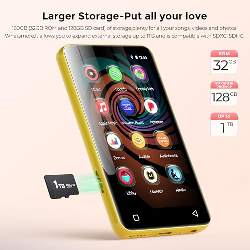 160GB Bluetooth WiFi MP3 Player with 4" Touch Screen L369