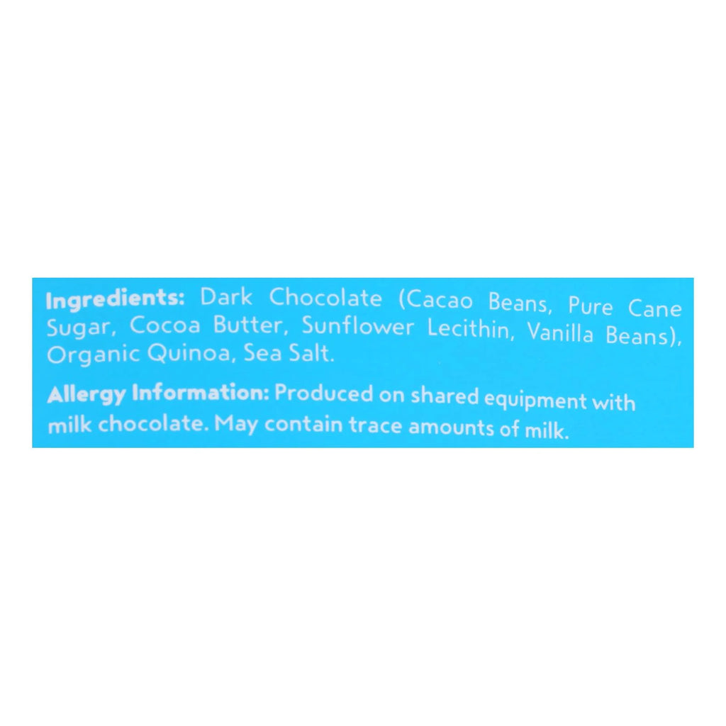 Dark Chocolate Sea Salt Crispy Quinoa Snack, 12 Count V39804