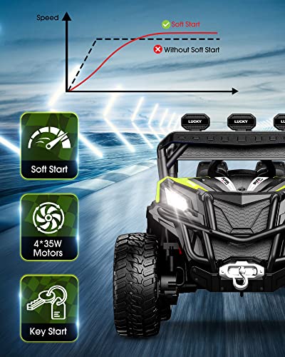 24V 4X4 Ride on Car Truck with Remote Control for Kids T395950