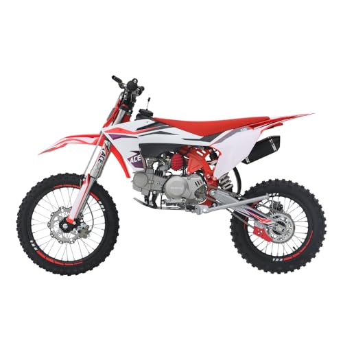 125CC Dirt Bike, 4-Speed Manual Clutch, 17"/14" Tires V202