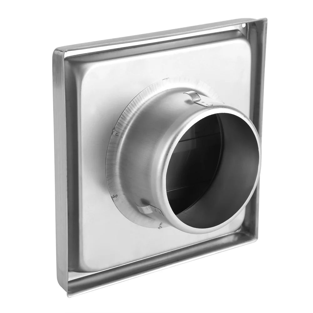 Dryer Vent Cover 100mm Stainless Steel Wall Vent with Flaps Z1509