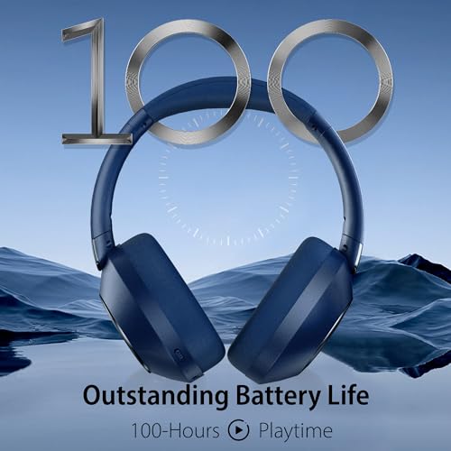 Wireless Over Ear Headphones with Active Noise Cancelling and Microphone T4812