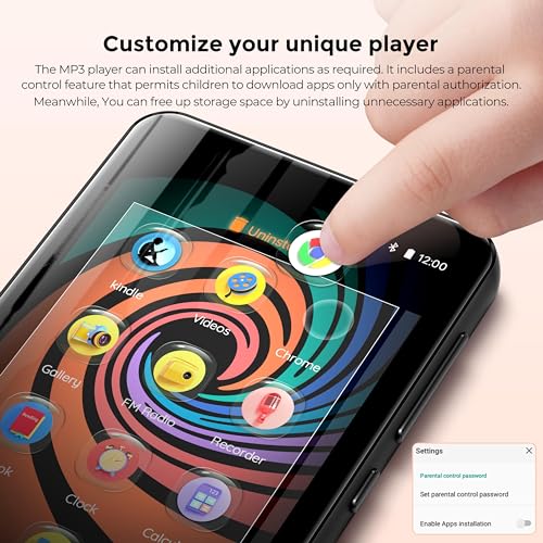 160GB Bluetooth WiFi MP3 Player with 4" Touch Screen L369