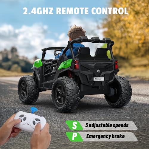 24V 2 Seater Ride on Car Truck, 4WD, Remote Control, Pink C7603