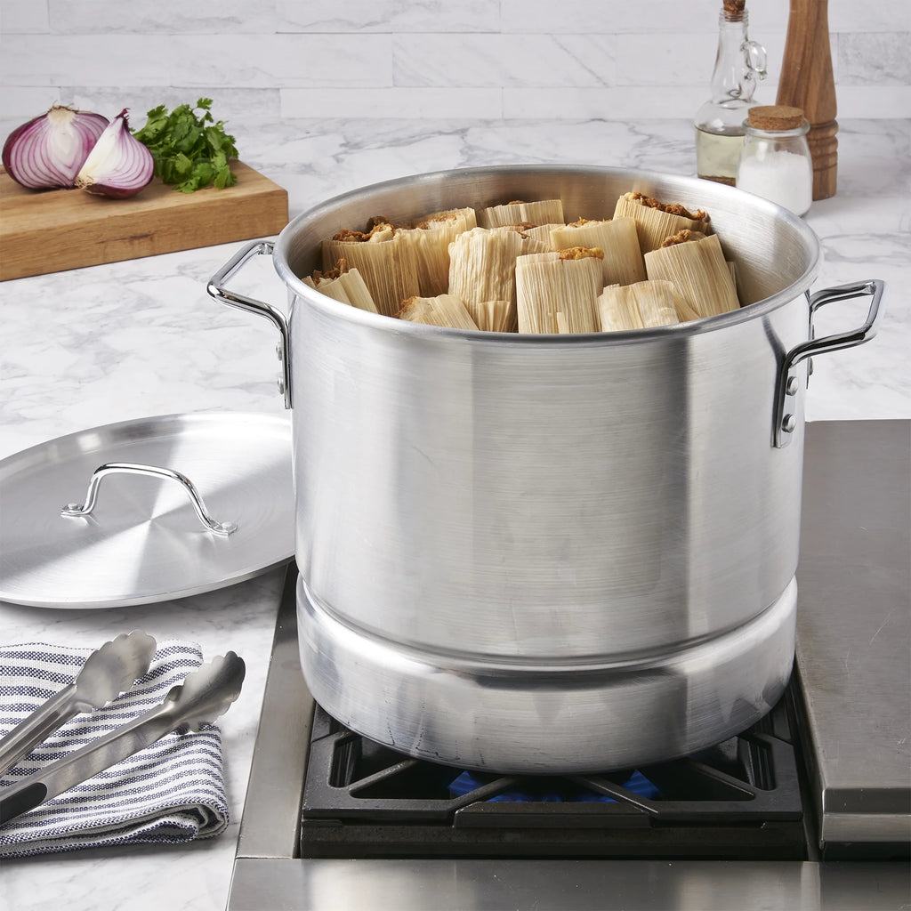 20Qt Aluminum Tamale Steamer Set I64006