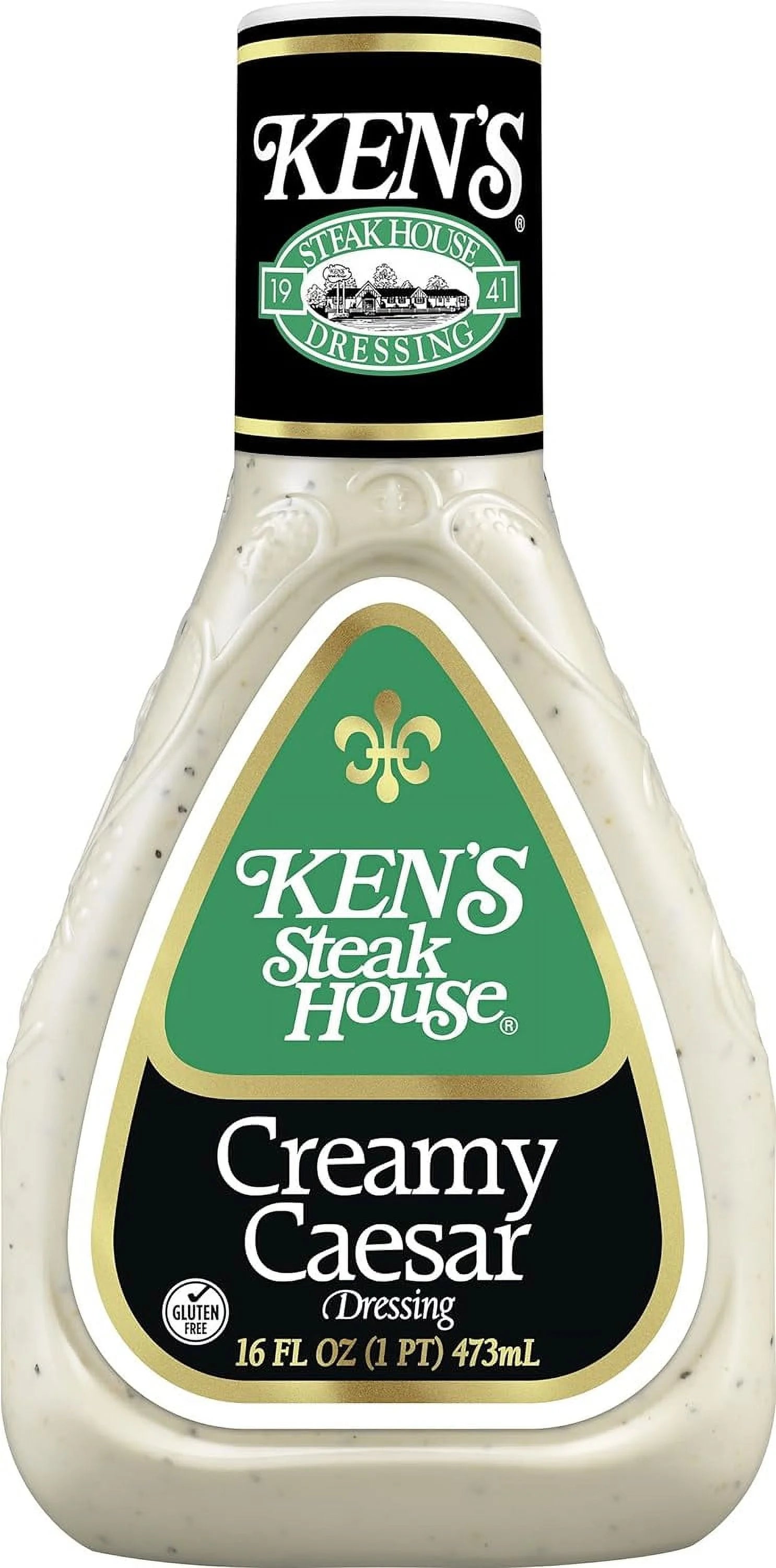 Creamy Caesar Dressing for Salads or Spreads, 16 FL OZ Bottle (Pack of 2) T821880