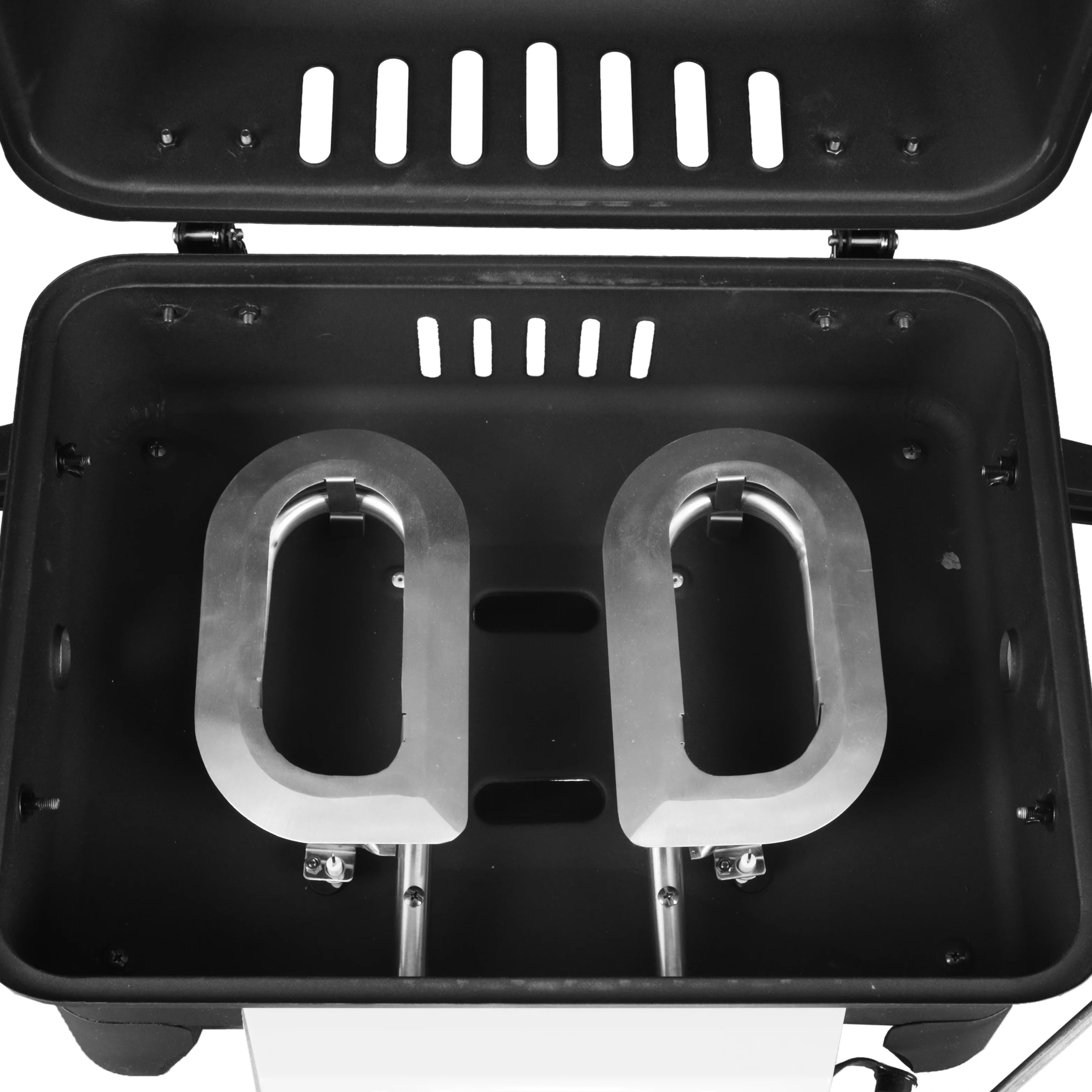 2 Burner Portable Propane Gas Grill, Black W3840
